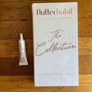 Flutterhabit The Collection Luxe Faux-Mink Eyelashes and Glue
